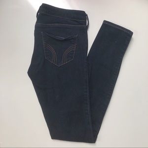 Hollister dark wash super skinny jeans